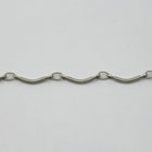 Antique Silver 12mm x 1.5mm Curved Chain CC172-General Bead