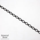 11mm x 7.4mm Matte Black Figaro Chain CC201-General Bead