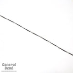 15mm x 1.7mm Matte Black Twisted Bar Link Chain CC212-General Bead