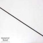 2.4mm x 2.6mm Matte Black Textured Link Chain CC242-General Bead