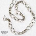 5mm x 3mm Antique Silver Figaro Chain CC258-General Bead