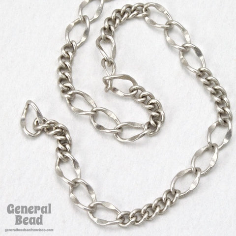 5mm x 3mm Antique Silver Figaro Chain CC258-General Bead