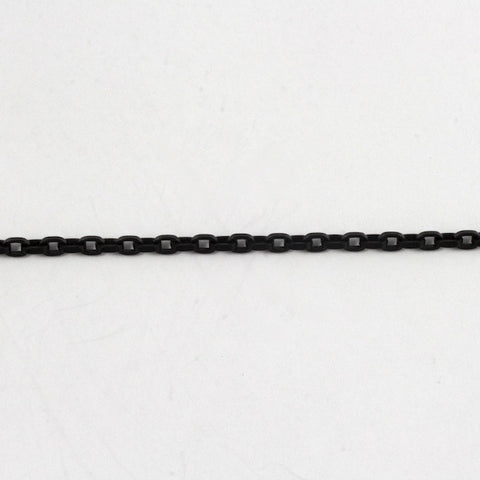 Matte Black, 2.5mm x 3.5mm Square Wire Cable Chain CC47-General Bead