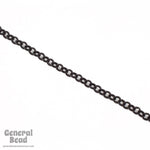5mm Matte Black Textured Circular Cable Chain CC49-General Bead