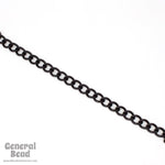 6mm x 8mm Matte Black Curb Chain #CC50-General Bead