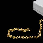 Matte Gold, 3.5mm Rolo Chain CC144-General Bead