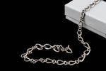 Antique Silver, 6.8mm x 4.4mm Figaro Chain #CC146-General Bead