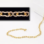 2mm x 4mm Matte Gold Peanut Chain CC150-General Bead