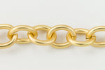 Matte Gold 7mm x 8mm Classic Cable Chain CC167-General Bead