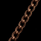 Antique Copper 7mm x 6mm Double Oval Chain CC169-General Bead
