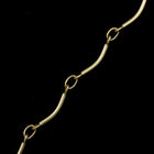 Matte Gold 12mm x 1.5mm Curved Chain CC172-General Bead