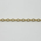 Matte Gold 4mm x 3mm Classic Cable Chain CC173-General Bead