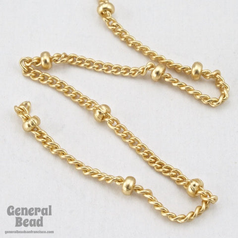 2mm Matte Gold Satellite Chain CC210-General Bead
