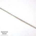 6.4mm Antique Silver Round Cable Chain CC224-General Bead