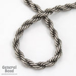 3.8mm Antique Silver Classic Rope Chain CC232-General Bead