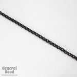 5mm Matte Black Textured Rolo Chain CC246-General Bead