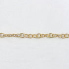 Matte Gold, 4mm Round Cable Chain CC46-General Bead