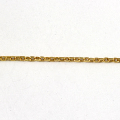 Matte Gold, 2.5mm x 3.5mm Square Wire Cable Chain CC47-General Bead
