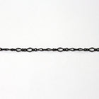 3mm x 2.5mm Matte Black Figaro Chain CC90-General Bead
