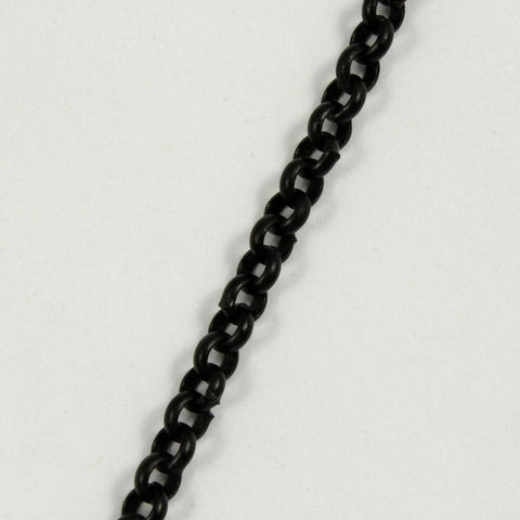 Matte Black, 3.5mm Rolo Chain CC144-General Bead