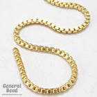 Matte Gold 2mm Box Chain CC205-General Bead
