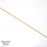 2.4mm x 2.6mm Matte Gold Textured Link Chain CC242-General Bead