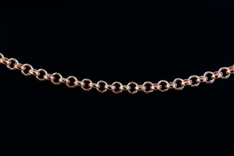Bright Copper, 3.5mm Rolo Chain CC144-General Bead
