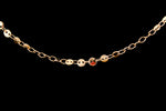 Rose Gold 4mm Round Flat Disc Chain #CC103-General Bead