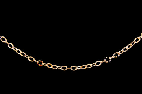 Rose Gold 3mm x 4mm Oval Cable Chain #CC173-General Bead