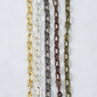 2mm x 4mm Gunmetal Peanut Chain CC150-General Bead