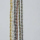 5mm x 2mm Bright Gold Figure Eight Chain CC152-General Bead