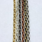 Gunmetal 5mm x 3mm Box Chain CC162-General Bead