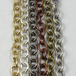 Gunmetal 7mm x 8mm Classic Cable Chain CC167-General Bead