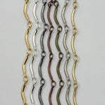 Bright Gold 12mm x 1.5mm Curved Chain CC172-General Bead