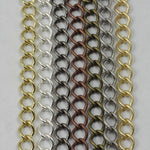 Antique Silver, 8mm x 7mm Curb Chain CC179-General Bead