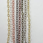 Antique Brass 2mm x 1mm Delicate Cable Chain CC180-General Bead