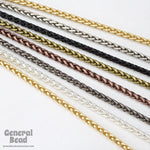 3mm Antique Silver Wheat Chain CC214-General Bead