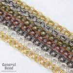 6.8mm Gunmetal Double Link Cable Chain CC227-General Bead