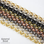 11mm Bright Silver Rolo Chain CC230-General Bead