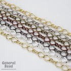 5mm x 7.4mm Bright Gold Figaro Chain CC245-General Bead