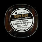 Miyuki Dura-line 0.12mm Smoke Beading Thread #CDA021