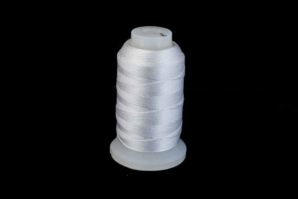 White Silk Size E Beading Thread #CDB009 – General Bead