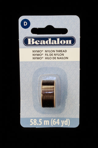 Size D Brown Nymo Thread (14 Bobbins, 84 Bobbins) #CDC005