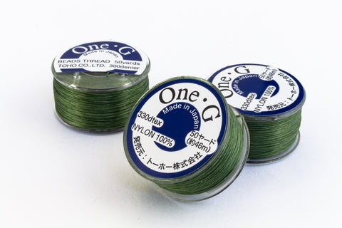 Deep Green Toho One-G Nylon Size G Thread#CDG004-General Bead