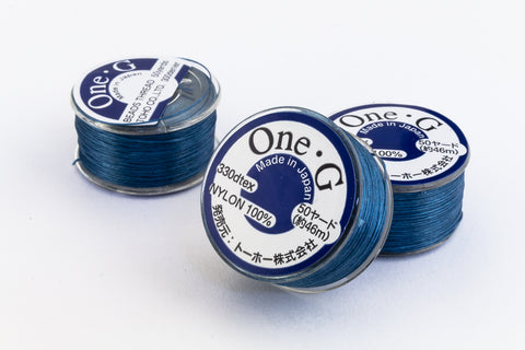 Placid Blue Toho One-G Nylon Size G Thread #CDG005-General Bead