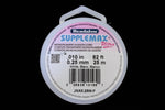 0.25mm White Supplemax Ultra Monofilament -25 Meter (18 Spools, 108 Spools) #CDK020