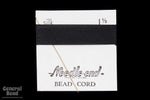 Black Silk Size 1 1/12 Needle End Bead Cord-General Bead