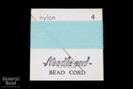 Aqua Nylon Size 4 Needle End Bead Cord-General Bead