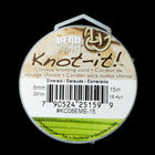 0.8mm Emerald Knot-it! Chinese Knotting Cord #CDX300