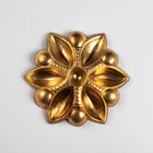 43mm Raw Brass Floral Setting Cabochon Setting #CEA061-General Bead